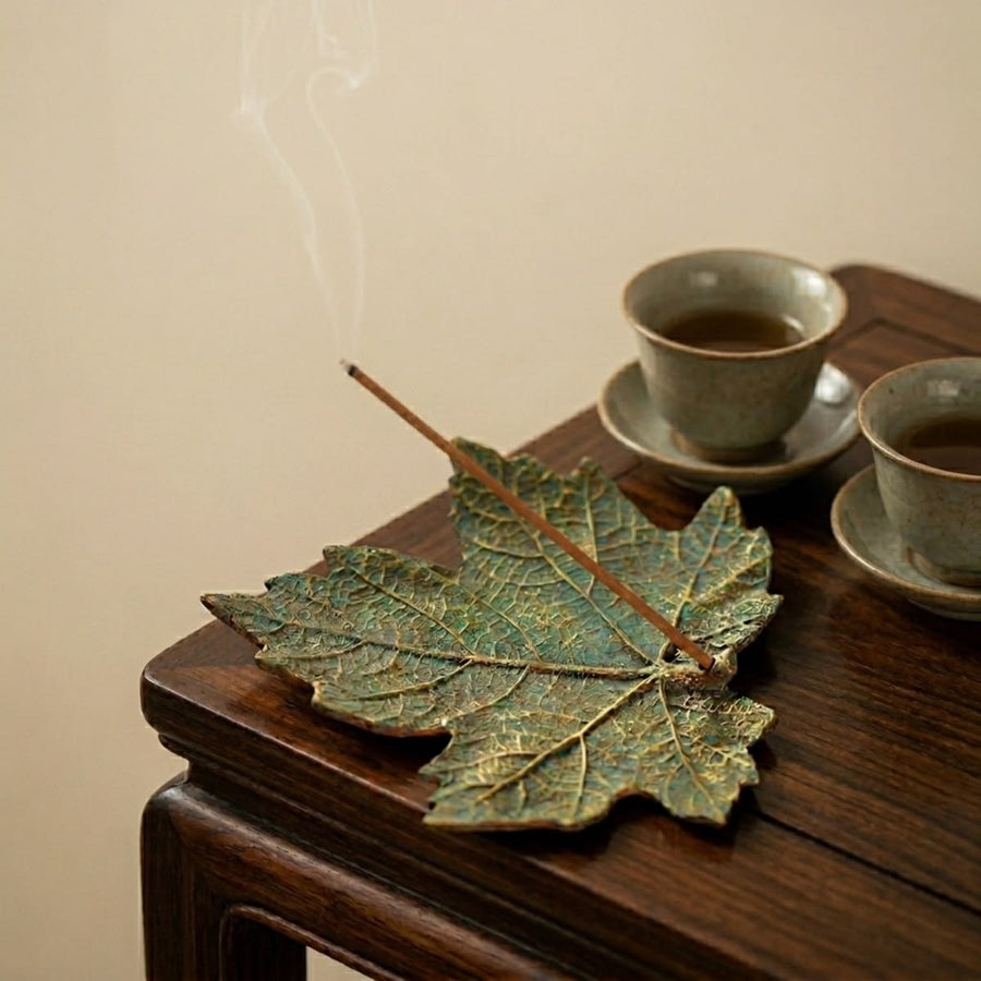 Autumn Leaf Incense Burner