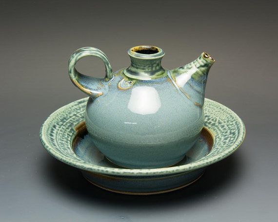Oil Boat and Saucer Set